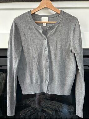 Classic Grey Cardigan